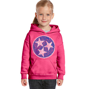 Tennessee Tristar - Girl's Word Art Hooded Sweatshirt