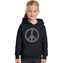 Load image into Gallery viewer, EVERY MAJOR WORLD CONFLICT SINCE 1770 - Girl&#39;s Word Art Hooded Sweatshirt