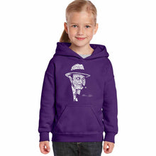 Load image into Gallery viewer, AL CAPONE ORIGINAL GANGSTER - Girl&#39;s Word Art Hooded Sweatshirt