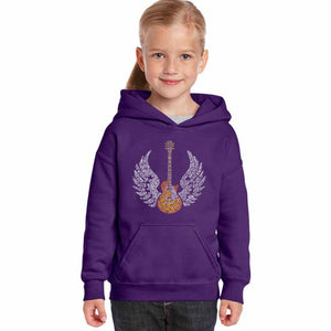 LYRICS TO FREE BIRD - Girl's Word Art Hooded Sweatshirt