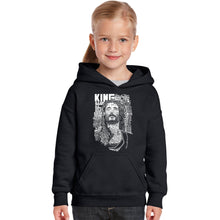Load image into Gallery viewer, JESUS - Girl&#39;s Word Art Hooded Sweatshirt