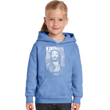 Load image into Gallery viewer, JESUS - Girl&#39;s Word Art Hooded Sweatshirt