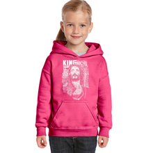 Load image into Gallery viewer, JESUS - Girl&#39;s Word Art Hooded Sweatshirt