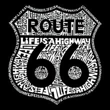 Load image into Gallery viewer, Route 66 - Life Is A Highway - Boy&#39;s Word Art Crewneck Sweatshirt