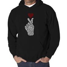 Load image into Gallery viewer, K-Pop  - Men&#39;s Word Art Hooded Sweatshirt