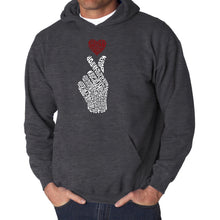 Load image into Gallery viewer, K-Pop  - Men&#39;s Word Art Hooded Sweatshirt