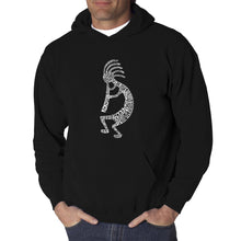 Load image into Gallery viewer, Kokopelli - Men&#39;s Word Art Hooded Sweatshirt