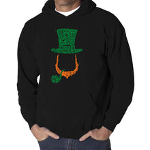 Load image into Gallery viewer, Leprechaun  - Men&#39;s Word Art Hooded Sweatshirt