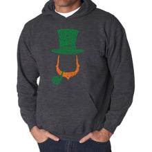 Load image into Gallery viewer, Leprechaun  - Men&#39;s Word Art Hooded Sweatshirt