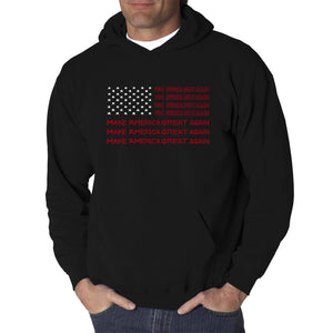 Maga Flag - Men's Word Art Hooded Sweatshirt