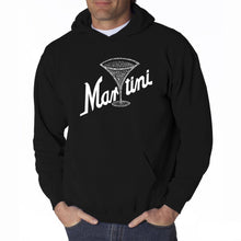 Load image into Gallery viewer, Martini - Men&#39;s Word Art Hooded Sweatshirt