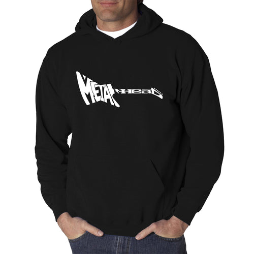 Metal Head - Men's Word Art Hooded Sweatshirt
