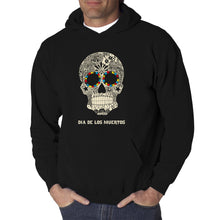 Load image into Gallery viewer, Dia De Los Muertos - Men&#39;s Word Art Hooded Sweatshirt