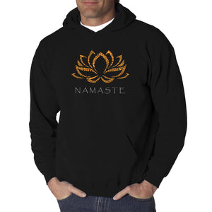 Namaste - Men's Word Art Hooded Sweatshirt