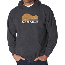 Load image into Gallery viewer, Nashville Guitar - Men&#39;s Word Art Hooded Sweatshirt