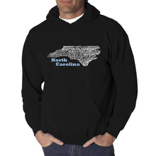 Load image into Gallery viewer, North Carolina - Men&#39;s Word Art Hooded Sweatshirt