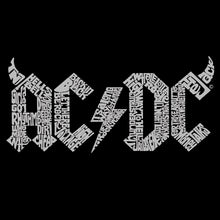 Load image into Gallery viewer, AC/DC Classic Horns Logo  - Women&#39;s Word Art Hooded Sweatshirt