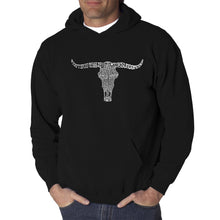 Load image into Gallery viewer, Names of Legendary Outlaws - Men&#39;s Word Art Hooded Sweatshirt