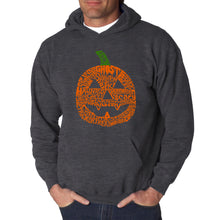 Load image into Gallery viewer, Pumpkin - Men&#39;s Word Art Hooded Sweatshirt