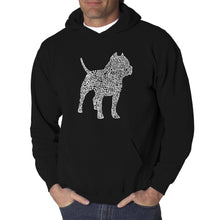 Load image into Gallery viewer, Pitbull - Men&#39;s Word Art Hooded Sweatshirt
