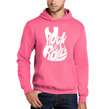 Load image into Gallery viewer, Rock And Roll Guitar - Men&#39;s Word Art Hooded Sweatshirt