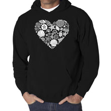 Load image into Gallery viewer, Sea Shells - Men&#39;s Word Art Hooded Sweatshirt