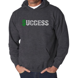 Success  - Men's Word Art Hooded Sweatshirt