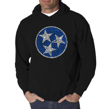 Load image into Gallery viewer, Tennessee Tristar - Men&#39;s Word Art Hooded Sweatshirt