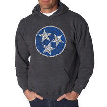 Load image into Gallery viewer, Tennessee Tristar - Men&#39;s Word Art Hooded Sweatshirt