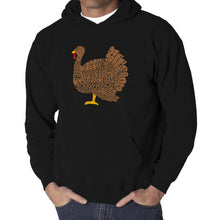 Load image into Gallery viewer, Thanksgiving - Men&#39;s Word Art Hooded Sweatshirt