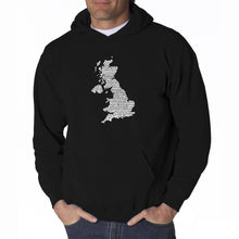 Load image into Gallery viewer, GOD SAVE THE QUEEN - Men&#39;s Word Art Hooded Sweatshirt