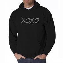 Load image into Gallery viewer, XOXO - Men&#39;s Word Art Hooded Sweatshirt