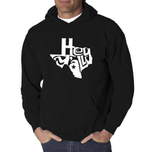 Load image into Gallery viewer, Hey Yall - Men&#39;s Word Art Hooded Sweatshirt