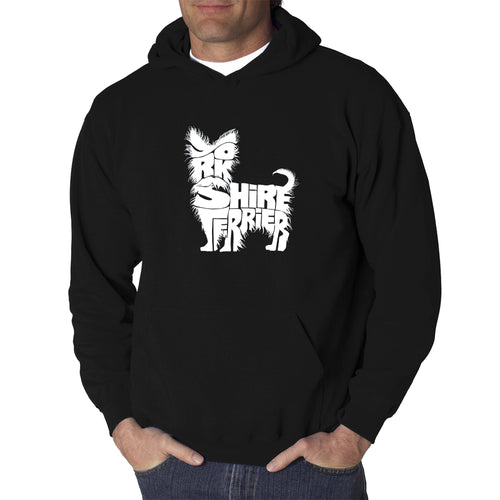 Yorkie - Men's Word Art Hooded Sweatshirt
