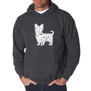 Yorkie - Men's Word Art Hooded Sweatshirt