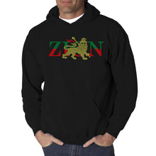 Load image into Gallery viewer, Zion One Love - Men&#39;s Word Art Hooded Sweatshirt