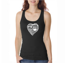 Load image into Gallery viewer, LOVE IN 44 DIFFERENT LANGUAGES  - Women&#39;s Word Art Tank Top