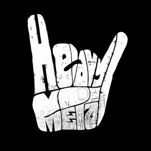 Heavy Metal - Boy's Word Art Long Sleeve