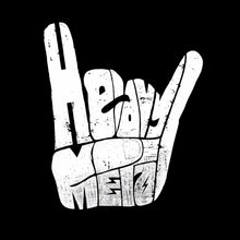 Load image into Gallery viewer, Heavy Metal - Men&#39;s Word Art Hooded Sweatshirt