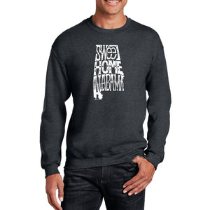 Sweet Home Alabama - Men's Word Art Crewneck Sweatshirt