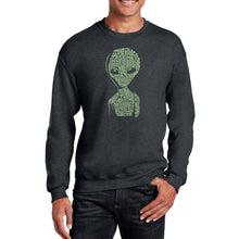Load image into Gallery viewer, Alien - Men&#39;s Word Art Crewneck Sweatshirt