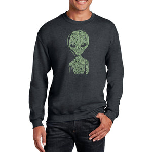 Alien - Men's Word Art Crewneck Sweatshirt