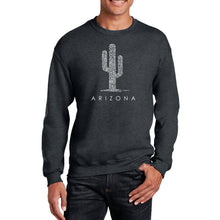 Load image into Gallery viewer, Arizona Cities -  Men&#39;s Word Art Crewneck Sweatshirt