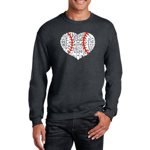 Baseball Mom - Men's Word Art Crewneck Sweatshirt