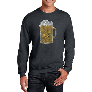 Slang Terms for Being Wasted - Men's Word Art Crewneck Sweatshirt