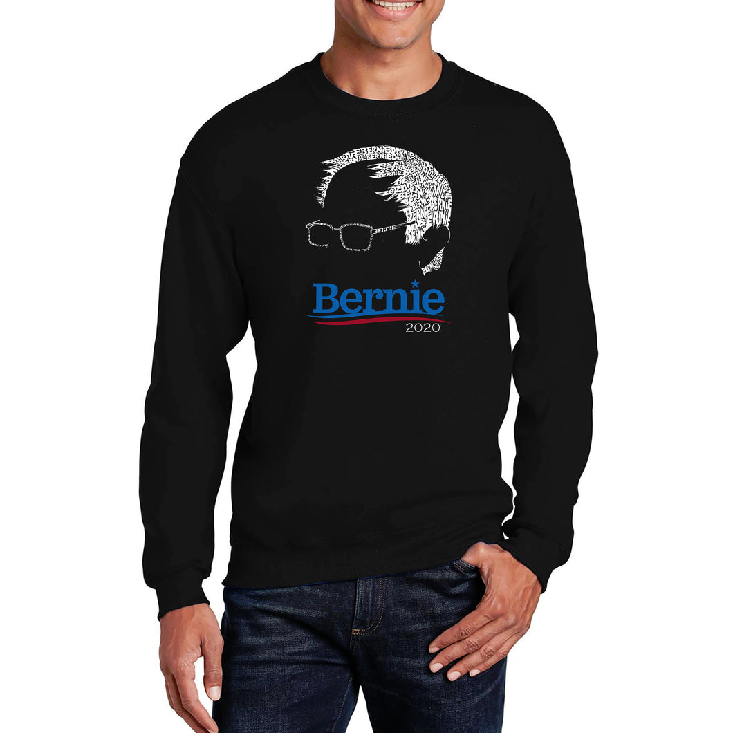 Bernie Sanders 2020 - Men's Word Art Crewneck Sweatshirt