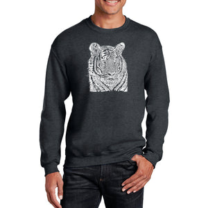 Big Cats -  Men's Word Art Crewneck Sweatshirt