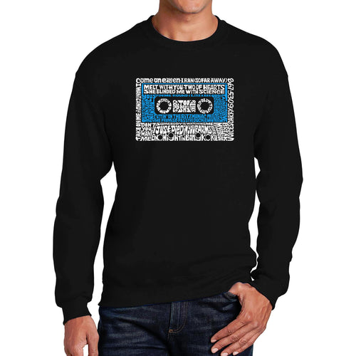 80s One Hit Wonders  - Men's Word Art Crewneck Sweatshirt