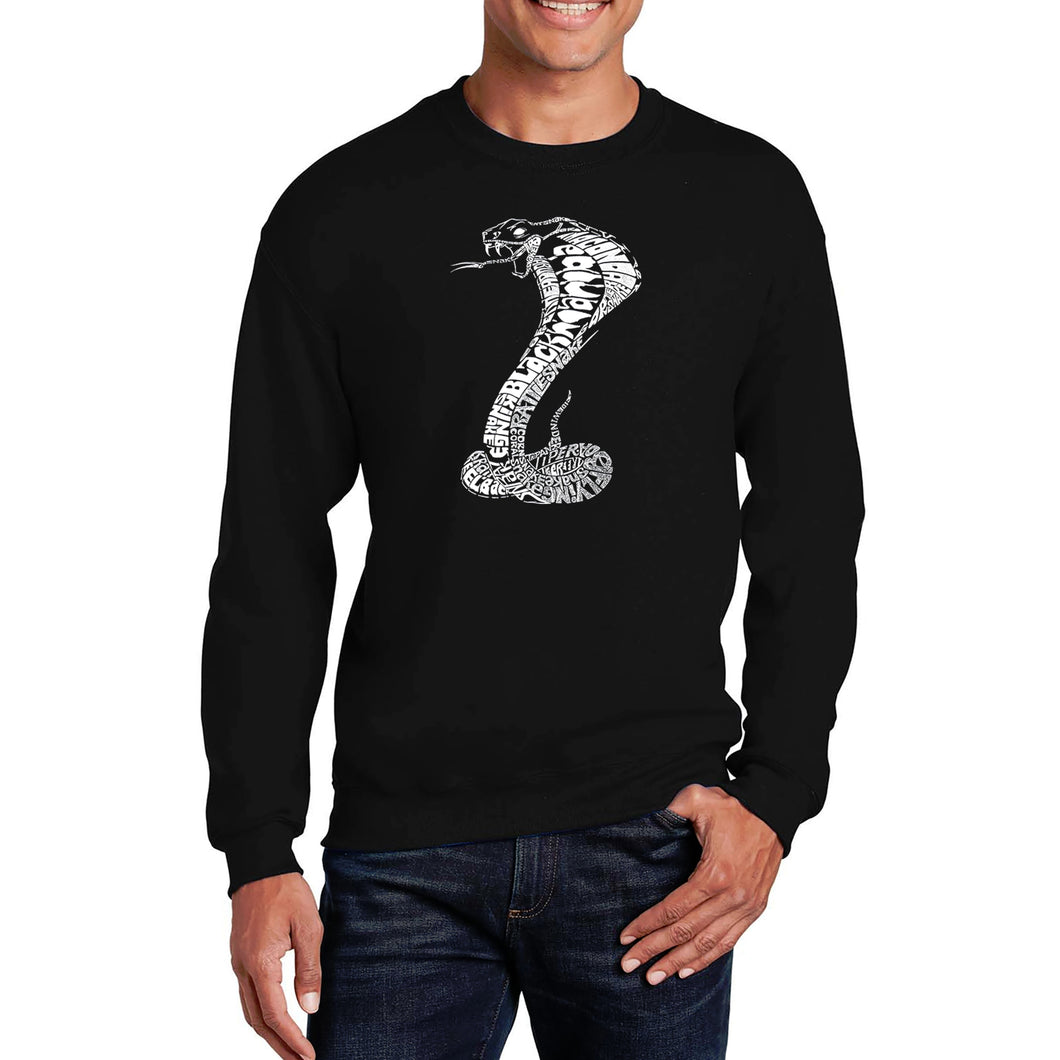 Tyles of Snakes -  Men's Word Art Crewneck Sweatshirt