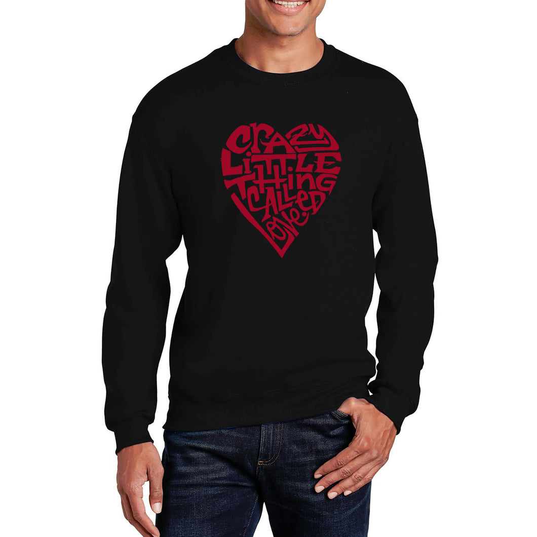 Crazy Little Thing Called Love - Men's Word Art Crewneck Sweatshirt